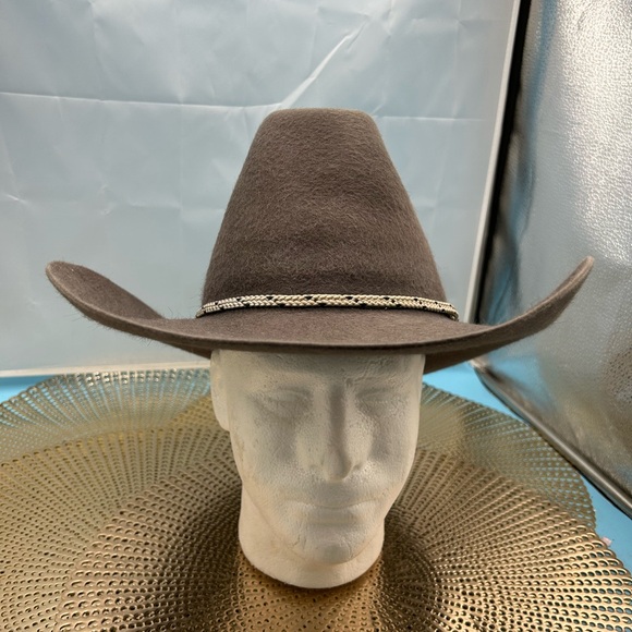 Texas 90’s Brown 4X felt vintage cowboy hat